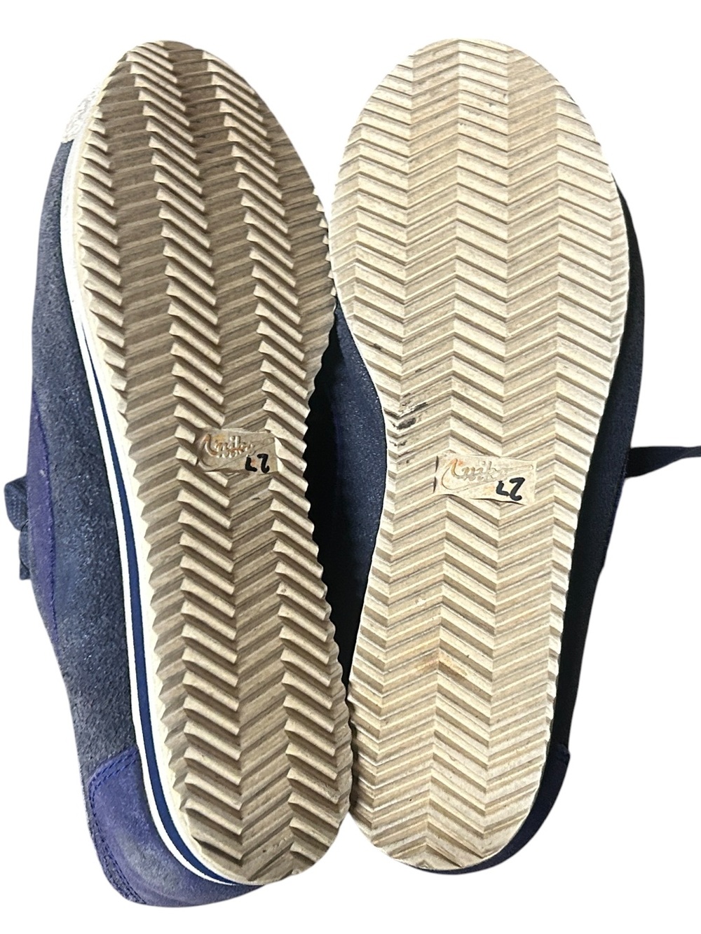 Nike Cortez 72 QS Loyal Blue sneakers featuring a dark blue suede upper size 8 - Picture 4 of 6